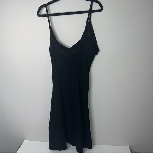 NWT Free People Intimately Black Dylan Bodycon Mini Dress - Picture 7 of 9